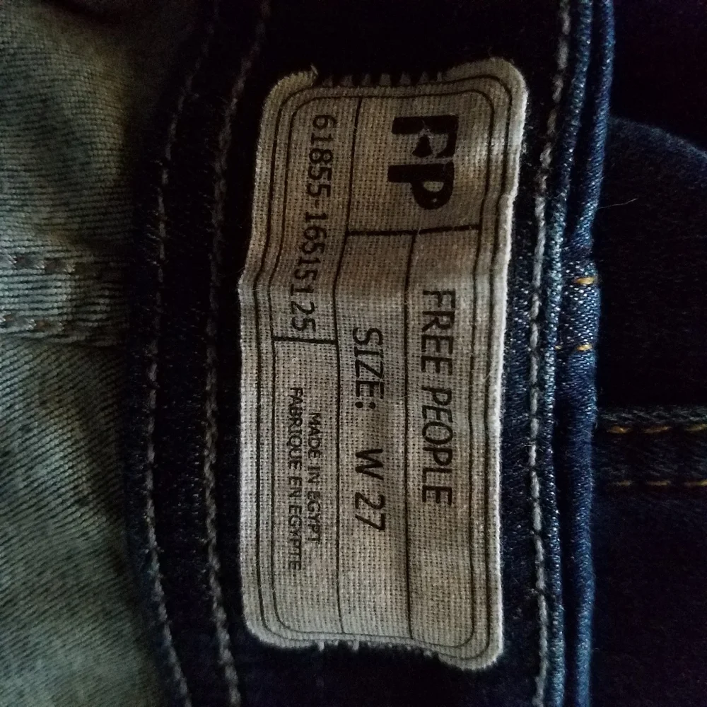 Free People High Waist Pull On Jeans - Picture 5 of 6